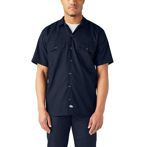 Image of Dickies Men's Flex Relaxed Fit Short Sleeve Work Shirt