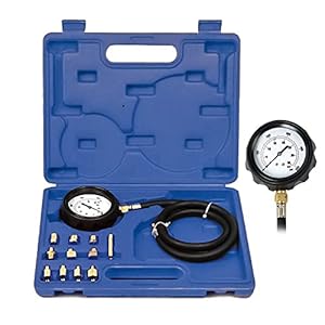 LLCTOOLS Auto Dog oliedrukmeter | tester 0-28 bar | oliedruktester gereedschap | motor oliedruktester met koffer…