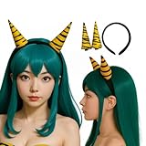 [RTYOUTH] 鬼 コスプレ カチューシャ 角 調整可能 ヘア アクセサリー コスチューム 衣装 大人 レディース 可愛い 節分 ハロウィン 仮装（A）