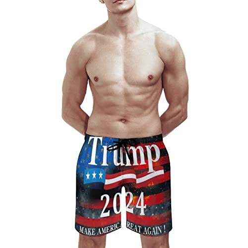 Board Shorts President Make America Great Again Swim Trunks Not Easy to Pilling Beach Shorts3