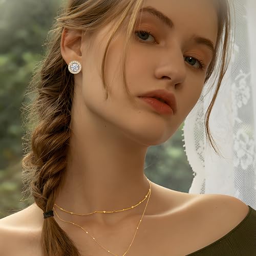 Clip On Earrings for Women Non Pierced Cubic Zirconia Clip On Stud Earrings Round Heart Square Crystal Earring Fashion Rhinestone Jewelry2