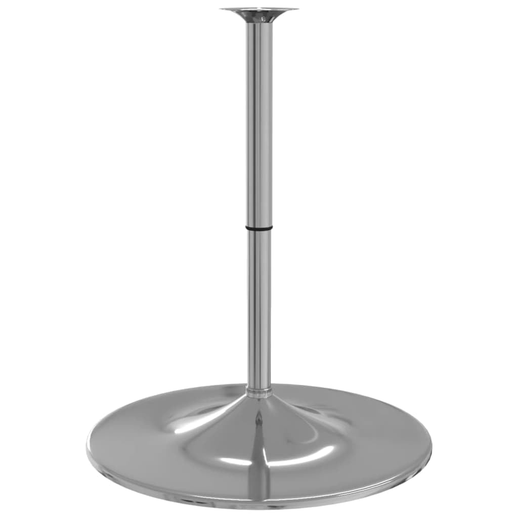 vidaXL Gestell für Bartisch, Tischgestell Höhenverstellbar, Tischbeine Tischuntergestell für Stehtisch Bistrotisch, Verchromter Stahl