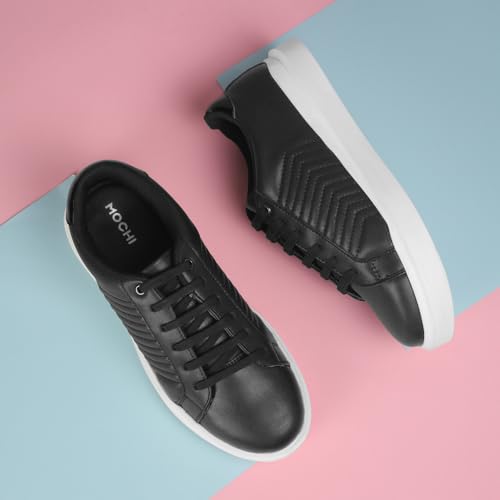 Image of Mochi Women Faux Leather Sneaker Shoes