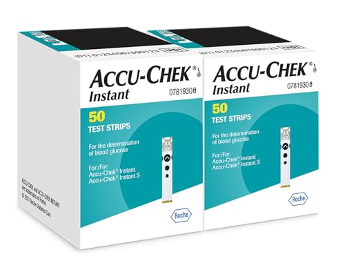 Accu-Chek Instant Test Strips for Instant S Glucometer 2-Pack
