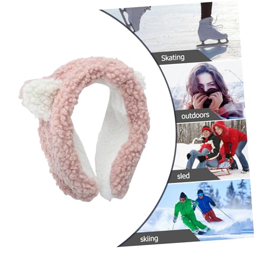 1pc Adorable Cat Ear Earmuff for Students Lovely Warm Ear Protector for Activities for Ice Skating Skiing and Outdoor Fun Plush Design4