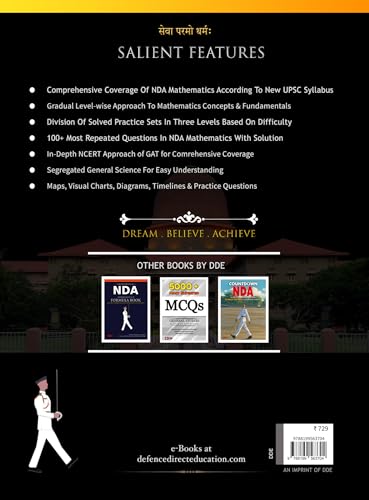 Image of Mission NDA Book 2026 | New Pattern English | In-depth NCERT Study Notes | Level wise Mathematics | Edition for NDA Written Exam Preparation