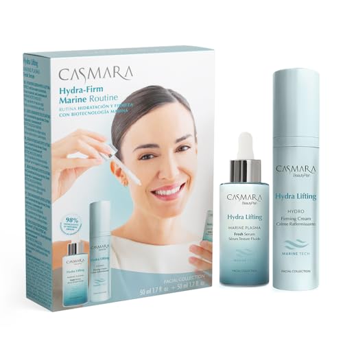 CASMARA - Hydra Firm Marine Routine Pack Facial Antiedad con Efecto Lifting e Hidratación Intensa (Sérum + Crema Reafirmante Marina)