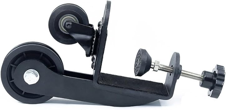 Desktop Armwrestling Pulley System Trainer With Pin For Home Office Use Smooth Quiet Operation High Load Bearing Capacity Black FinishBlack