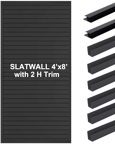 Slatwall Panels 4'x8' Garage Wall Organizer