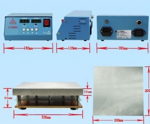 200x200mm Split Type Electronic Hot Plate Preheat Station for Phone, LED, PCB (220V)