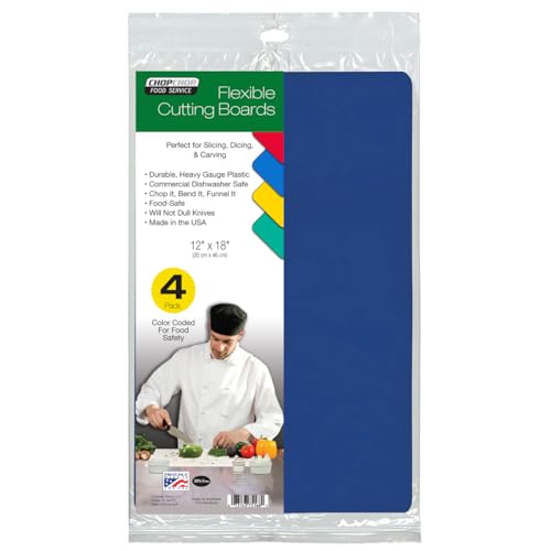 Cut N' Funnel tablas de cortar plásticas flexibles 4 unidades miniatura 1
