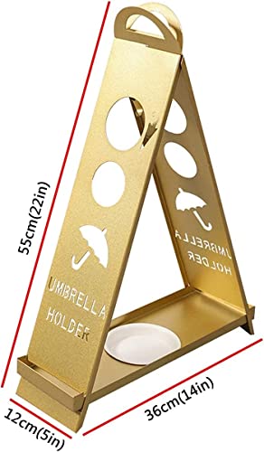 Porte-parapluie à forme unique et support facile avec bac collecteur d'eau - 3