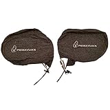 ProKevLock Side Mirror Covers with Cable Lock - Anti Theft Side View Mirror Cover with Kevlar Fabric Protection, Universal Size - Fits all Cars, SUVs, and Trucks - Protection from Ice & Bird Droppings