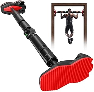 BEOODNY Pull Up Bar for Doorway, Strength Training Pull-Up Bars No Screws, Chin Up Bar for Home Gym Fitness Exercise with Level Meter, Max Load 800lbs