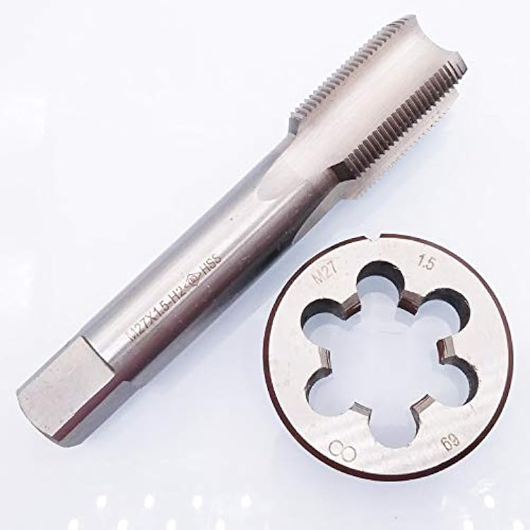 HSS M27 x 1.5mm Tap and M27 x 1.5mm Die Metric Thread Right Hand
