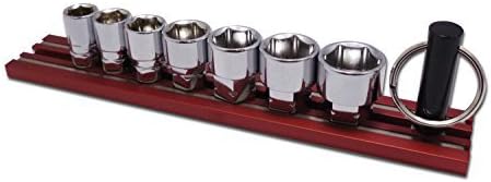 VIM Tools VIM-DD400 SAE Shalw Chrome Socket Set44; 7 Pieces