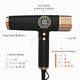 Faszin Professional Hair Dryer – Lightweight Hairdryer with Diffuser, Low Noise, 200 Million Ionic, 110,000 RPM High-Speed Motor for Women & Men, Home or Travel - Image 5