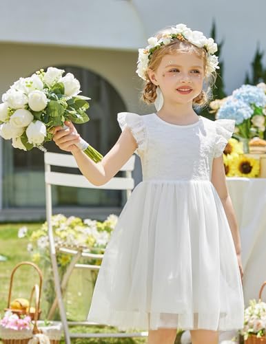image for Arshiner Girl Tutu Lace Dresses Flower Wedding Princess Formal Special