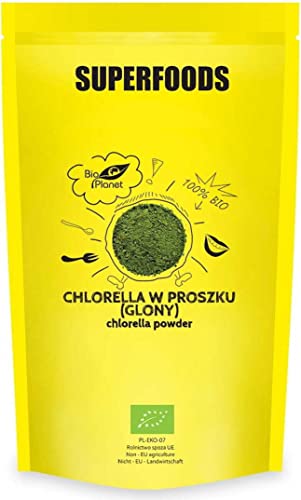 Poudre de chlorelle bio Bio Planet pour vos smoothies healthy du matin