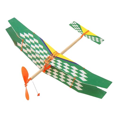 Forte e affidabile: costruito in legno di balsa di lunga durata e elastico affidabile, questo kit di aeroplano promette più ore di intrattenimento affidabile senza soccombere all'usura.