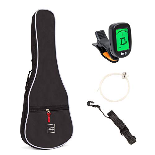 Best Choice Products Kit de démarrage pour ukulélé de concert acoustique 23 pouces avec sac de transport, sangle… - Les Beatles, Paul McCartney, John Lennon, RIngo Starr, George Harrison Best Choice Products Kit de démarrage pour ukulélé de concert acoustique 23 pouces avec sac de transport, sangle… – Image 7