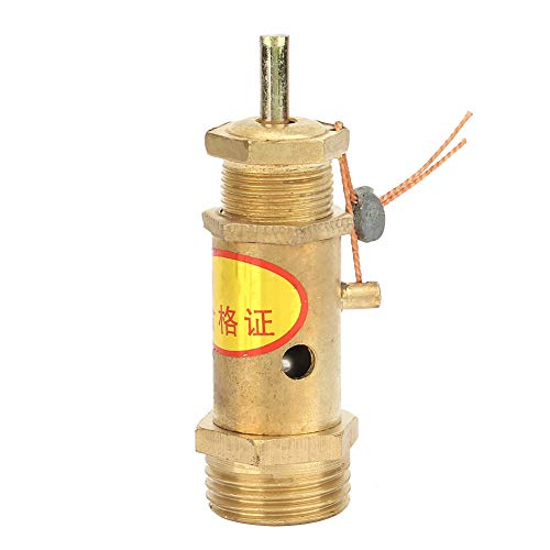 G1/2 Air Compressor Valve,Safety Release Pressure Valve Brass for Boiler Steam Generator(10KG Pressure)