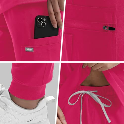 Conjunto de Scrubs Médicos para Mujer con 10 Bolsillos - $28.49