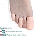 DR. JK- Silicone Toe Protectors for Men & Women, 6 Pairs, Multi Size, Skin Color, Gel Toe Protectors Women and Men