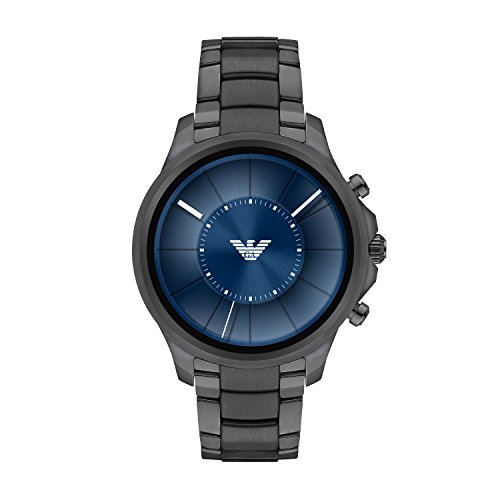 Emporio Armani Men's Smartwatch, Gunmetal Stainless Steel, ART5005