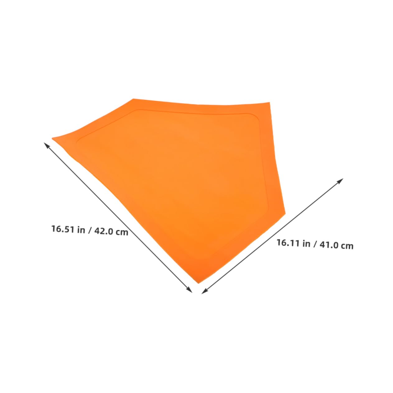 KESYOO Gym Teachers Tool 2pcs Baseball/Softball Home Plate Flat Disc Markers Batting Practice Aid
