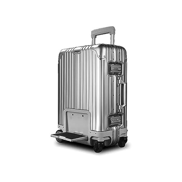 Carry On Luggage Hard Luggage Usb Charging Trolley Luggage Aluminum Magnesium Alloy Suitcase Smart Luggage Suitcase 20 Inch Travel Luggage Lightweight