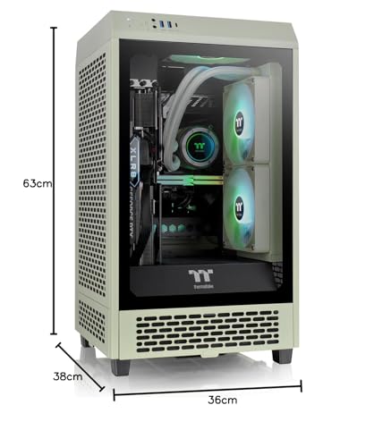 Thermaltake The Tower 200 | Mini Chassis | Mini-ITX | Vert Matcha