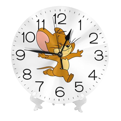 掛け時計 トムとジェリー (6) 北欧 壁掛け時計 静音 自宅 寝室 部屋飾り 贈り物 インテリア 大数字 直径25cm 非電波 アニメ グッズ キャラクター かわいい プレゼント