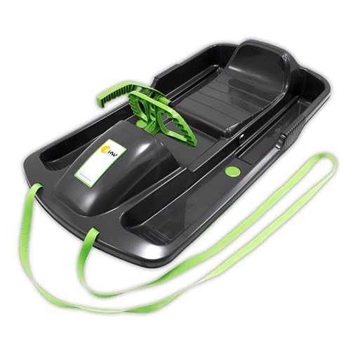 KHW | Lenkschlitten Snow Fox | Anthrazit | 95 cm | TÜV-geprüft |...