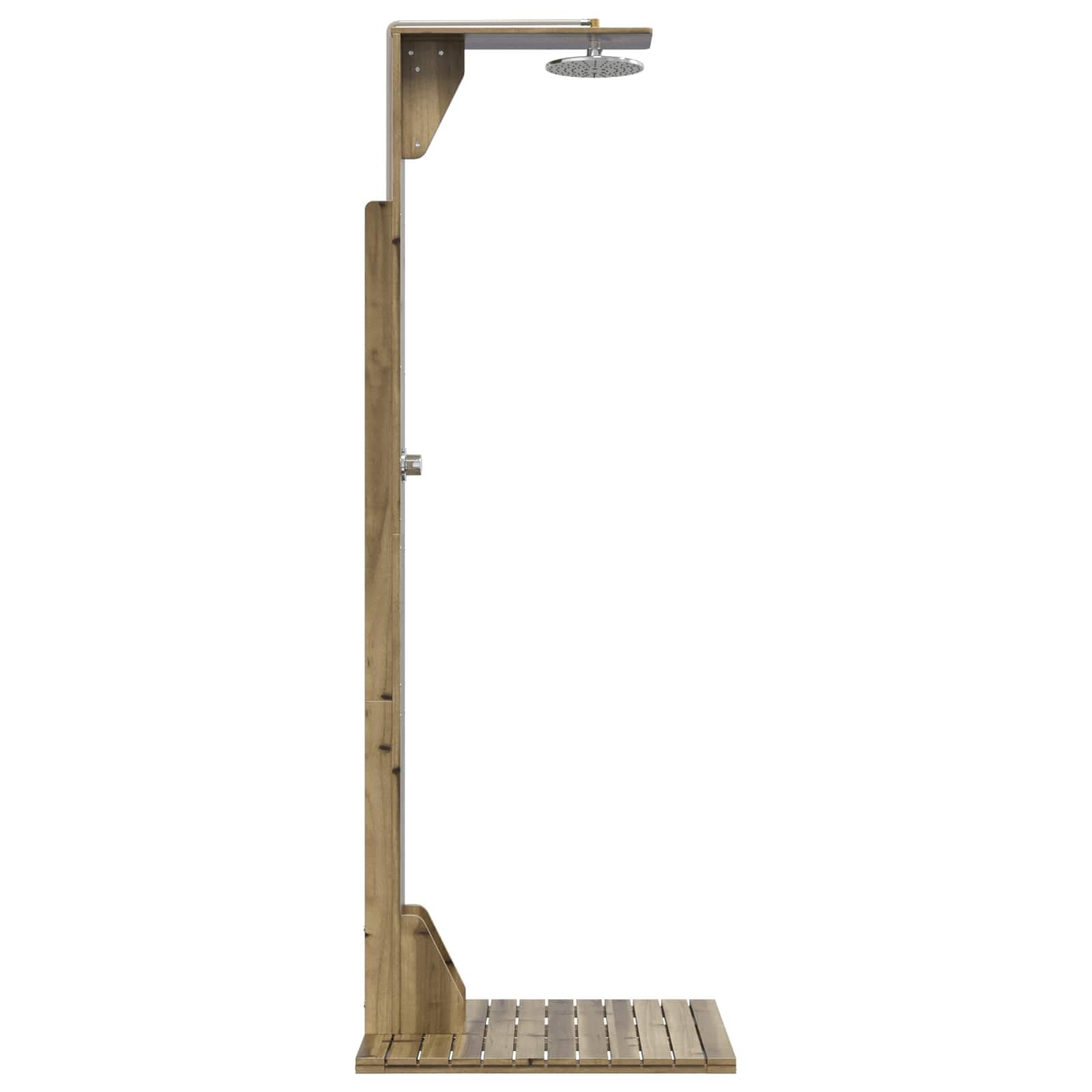 vidaXL Ducha Exterior 214,5 cm Natural
