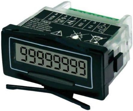 Trumeter 7111HV, Counter; 8 Digit LCD; 10-110VDC or 10-240VAC Input; Screw Term; IP65; Backlight