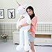 Soft Rainbow Unicorn Doll Muñeco De Peluche Gran Grulla Unicornio 85Cm Blanco