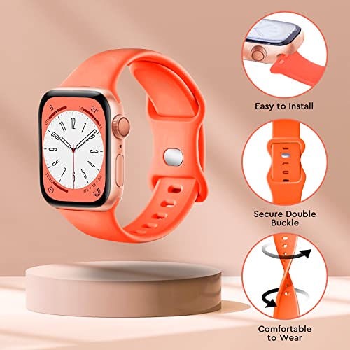 Image of 15Pack Watch Bands Compatible for Apple Watch Band 38mm 40mm 41mm 42mm 44mm 45mm 46mm 49mm Women Men, Soft Silicone Sport Band Strap for iWatch Bands Series Ultra 11 10 9 8 7 6 5 4 3 2 1 SE
