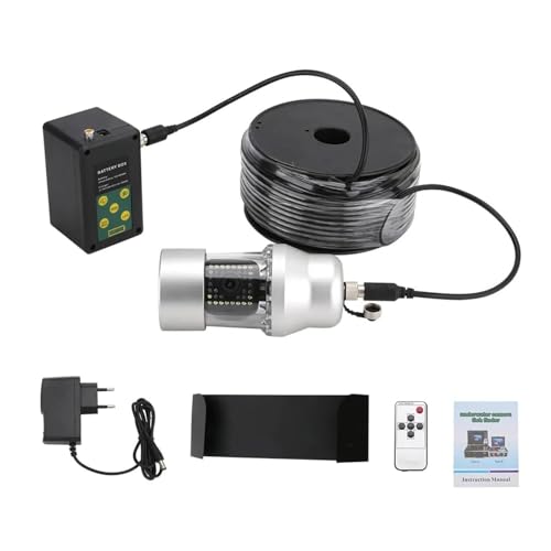 Caméra de pêche sous-marine IP68 avec écran et 38 LED