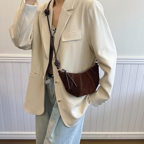 Bolsos pequeños de gamuza para mujer miniatura 2