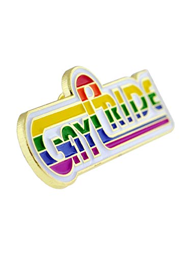 Image of PinMart Gay Pride LGBT Enamel Lapel Pin