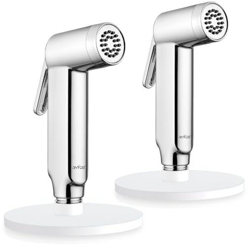 Image of India's 1st Lifetime Support Brand, R1005HF, ABS, Health Faucet | Jet Spray Gun for Toilet | Health Faucets | faucet for Toilet | 2-Piece, Chrome Finish