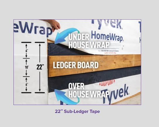 RAIN Escape TREX Seal SUB- Ledger Tape 22" X 25'