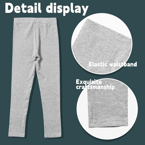 12 Pack Girls Leggings Toddler Girl Pants Casual Yoga Pants for Girls High Waisted Stretch Leggings Kids4