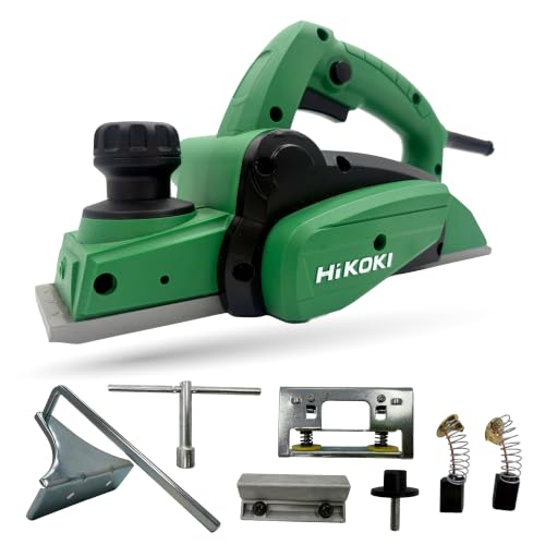 Image of HIKOKI P20SGS9Z Planer | 560W Motor | 16500 RPM No-Load Speed | 80mm Planing Width | 1mm Planing Depth | High-Precision Depth Control | Large Polishing Baseplate | Safety Switch