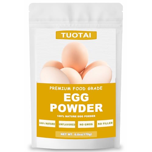 TUOTAI Egg Yellow Powder 6.0 Ounces Egg Yellow Powder for Smoothie Drinks and Baking Food