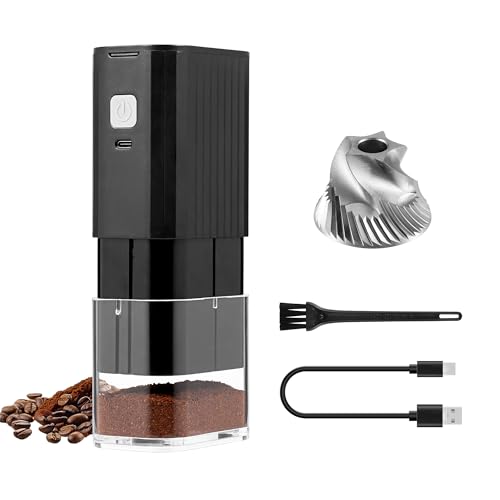 Moulin à café électrique portable acier noir pour moudre sans effort - 2