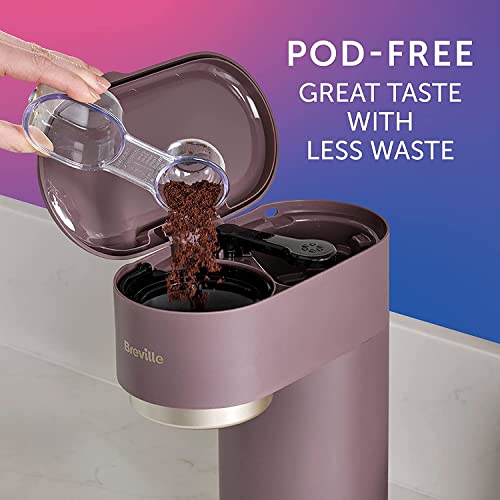 Image of Summer Breville Iced+Hot Coffee Maker | Plus Coffee Cup with Straw | Brews Hot Filter Coffee To Enjoy Alone or Over Ice | Caf� Mocha