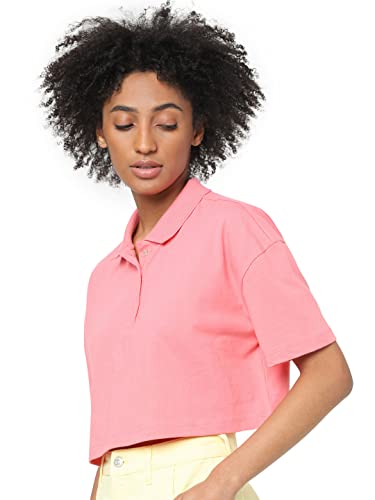 Image of ONLY Women's Cotton Regular Fit T-Shirt