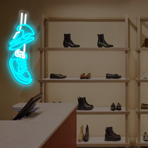 Image of Sneakers Neon Sign For The Ultimate, Modern Shoe Store LED Light